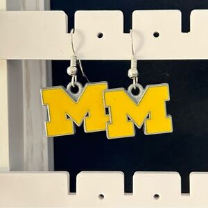 University of Michigan earrings